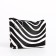 Women's wallet with lightning, black/white color