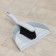 Brush-clutch with an etna scoop, gray color