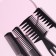 Set of combs, 8 items, black color