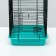 The cage for rodents "Pigzon" No. 3-1, with 2 floors, without filling, 33 x 24 x 28 cm, turquoise