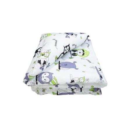 Blanket in the crib, size 110x140 cm, white color-1
