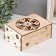 Casket "Snowflake" Natural 13x17x8 cm (set of 6 parts)