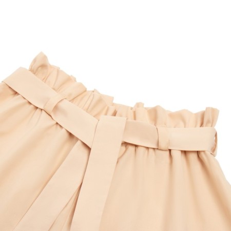 Women's costume (blouse, shorts) minku: enjoy is beige color, size 42-13