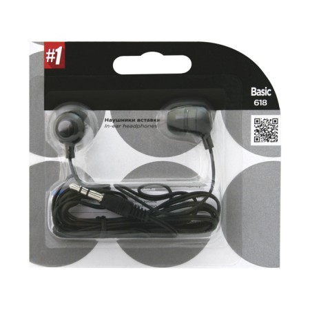 Farm Fools Defender Basic 618, vacuum, 95 dB, 32 Ohm, 3.5 mm, 1.1 m, black-1