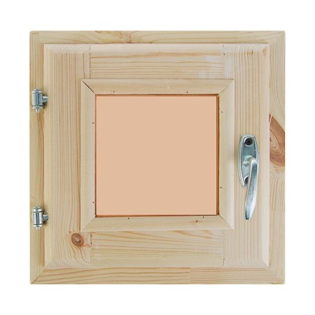 Window, 30 × 30cm, double glass, tinted, from needles