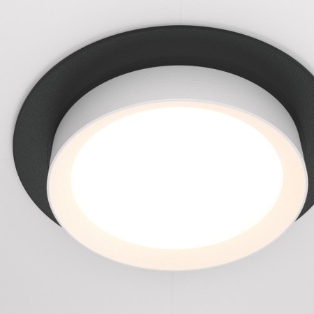 Building lamp Technical DL086-GX53-RD-BW, GX53, 1x15 W, 110x110x53 mm, black and white-1