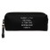 Penal is soft, 1 compartment, 80 x 215 x 50 mm, voluminous, Devente "white in black", artificial leather with a pen, mix