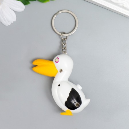 Light flashlight, sound "Pelican with fish" 10x2.9x4.2 cm-3