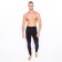 Male thermal underwear (pants), black color, size 58