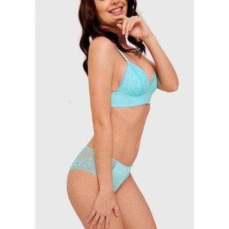 Women's bra, size m, color light green-3