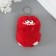 Fluffy on the ring "Monster Zubastik" red 10x8x8 cm