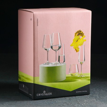 Set of glasses for champagne "Sandra", 200 ml, 6 pcs-1