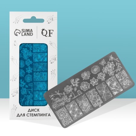 Stamping disk Metal "Summer Vibe", 12 × 6 cm