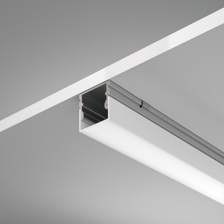 Aluminum profile LED Strip Alm007S-2M, 200x2.1x2.1 cm, silver color-2
