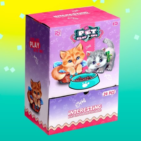 Surprise toy in the ball "kittens", mix-9