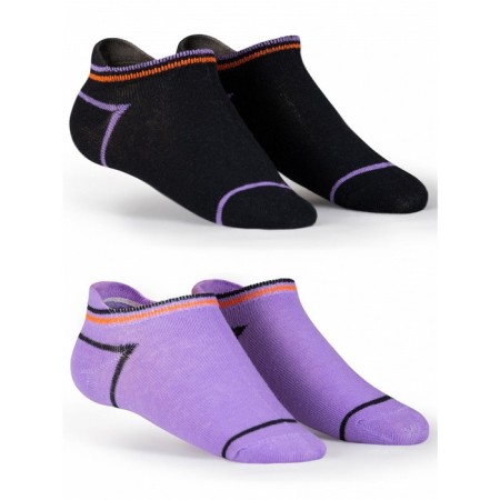 Socks for boys, size 20-22, black color, purple