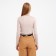 Women's turtleneck Minaku: Basic Line, beige color, size 42