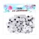 Elevaric eyes, set of 100 pcs, size 1 pc: 1.2 × 1.6 cm