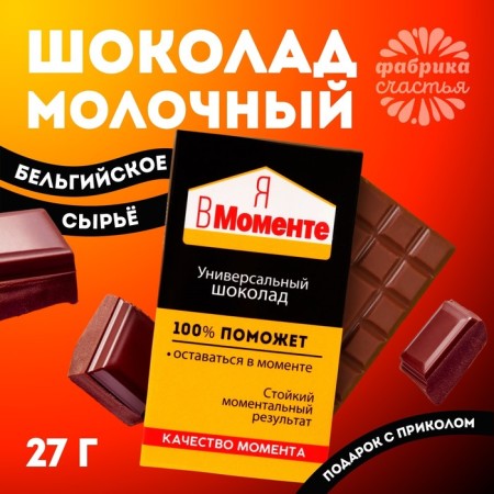 Milk chocolate "I am in the moment", 27 g.
