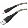 Cable Borofone BX25, Lightning - USB, 2.4 A, 1 m, nylon braid, black
