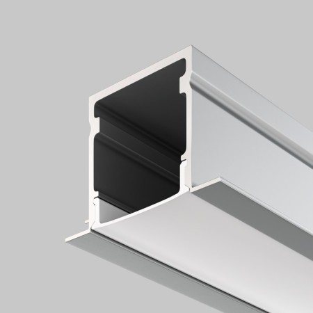 Aluminum profile built-in Led Strip Alm-2720-S-2M, 200x2.7x2 cm, silver color-6