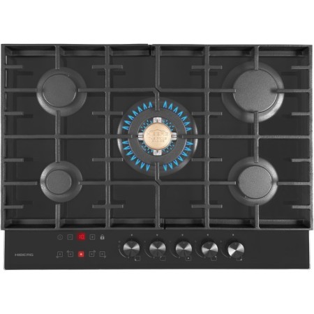 Hound surface HIBERG VM 7155 B, gas, 5 fireproof, sensory timer, black