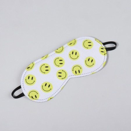 Good Vibes sleep, 19 × 8.5 cm, elastic band is single, white/yellow color-1