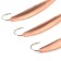 Vertical spin "ogan" perch, size 35 mm, 3.5 g, color copper