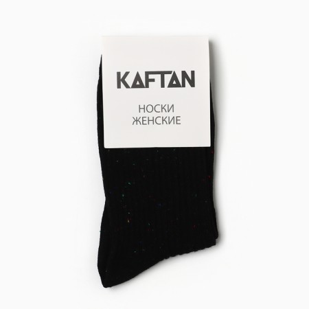 Women's socks kaftan "speck" size 36-39 (23-25 ​​cm), black-3
