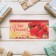 Wooden envelope "Happy Birthday!" roses, 17x8 cm