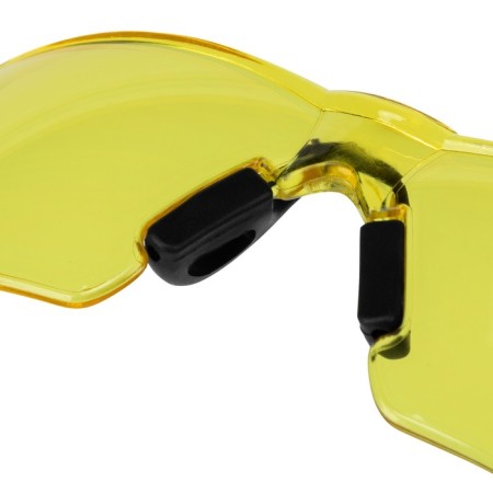 Protective glasses Denzel 89192, open, polycarbonate, yellow lens, 2x comp. hugs-3