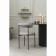 Loter chair, 510 × 510 × 770 mm, Builder, dark gray color