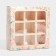 Box for 9 sweets with cells “stylish pink” 14.5 x 14.5 x 3.5 cm, New Year