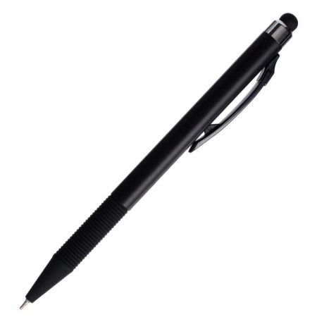 Automatic ballpoint handle Vinson, 0.7mm, body with a rubber holder, blue oil, mix-3