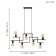 Suspension Fembard, 7x60W E27