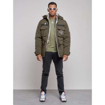 Winter jacket, size 54, khaki color-10