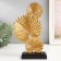 Souvenir Polystone "Fanny Palma" Gold 5.5x13x24.5 cm