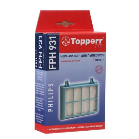 Hepa filter Topperr FPH931 for Philips vacuum cleaners