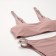 Separate Minaku swimsuit Minaku with rhinestones is beige color, size 48