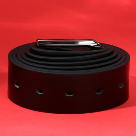 Male belt "Piz*Lin Ultra", leatherette, black color-2
