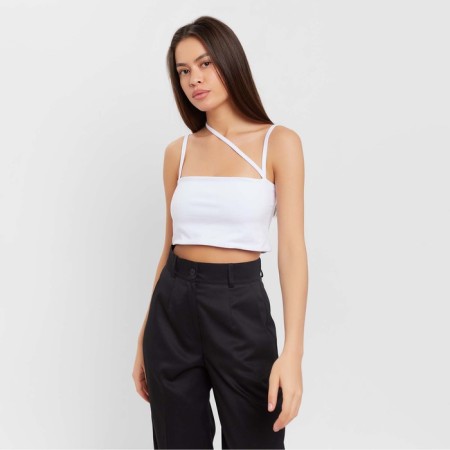 Top female on straps Mist, p. 48-50, white