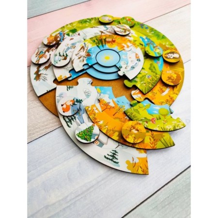 Puzzle-piramide "Seasons"-11