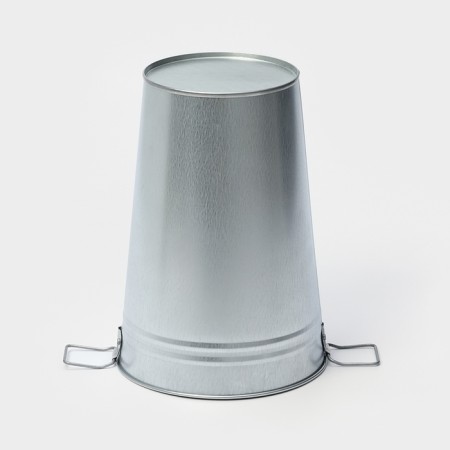 Vazon galvanized with handles, 7 l, h = 29 cm, GOST-4