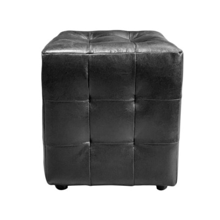 Пуф экокожа BLACK (черный)-1