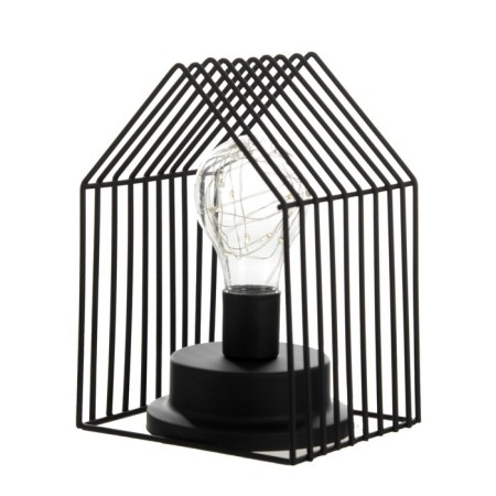 Night -bend "Beti" from batteries 3haa black 13x13x17 cm Risalux-8