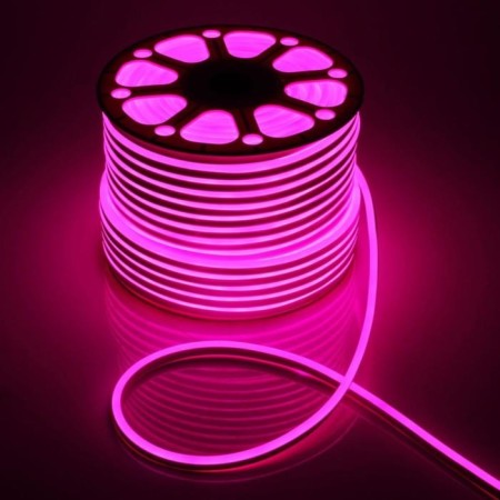 Neon LED tape era, 20 m, IP67, SMD2835, 120 LED/m, 7 W/m, 220 V, glow pink-5