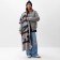 Female Bilateral Mist Gray Scarf, size 47*226cm