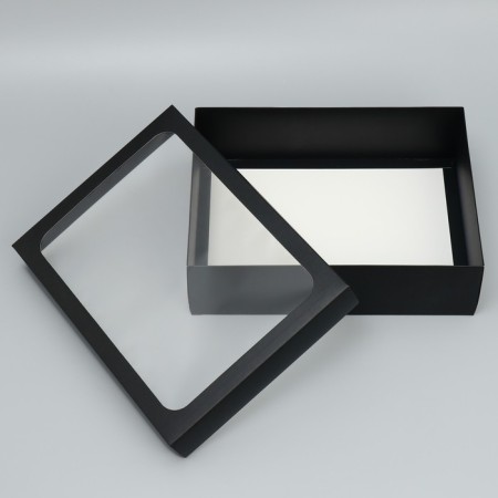 Gift box, packaging, “black”, 32 x 24 x 9 cm-3