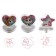 Printing color “unicorns”, set of 3 pcs., Film-flip with 2 nozzles, stamp pillow
