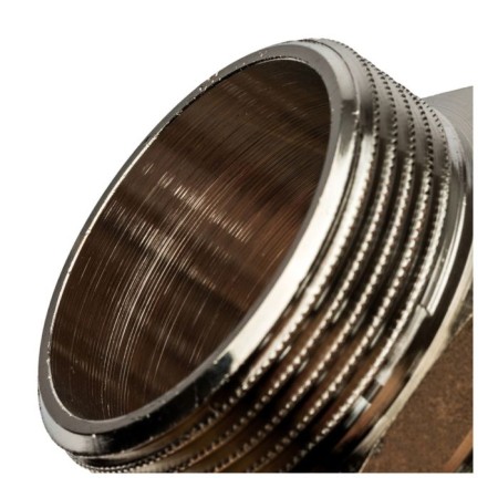 NIPPEL STUT SFT-0004-114114, 1 1/4 ", external/external thread, nickelled brass-3